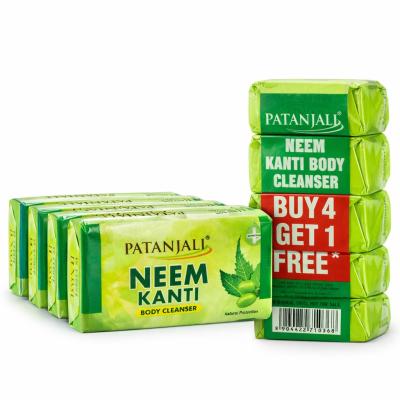 PATANJALI NEEM KANTI SOAP 5x75=375gm BUY 4 GET 1 FREE